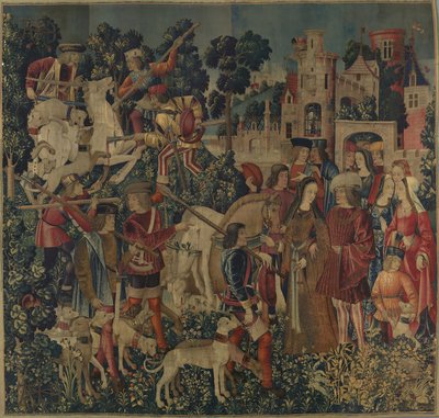 The Unicorn is Killed and Brought to the Castle by Netherlandish School